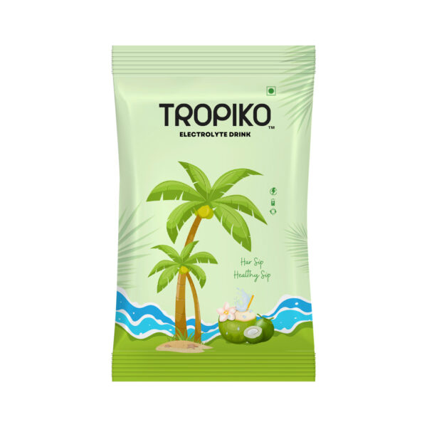 Tropiko Instant Coconut Water Powder | Electrolyte Drink Mix | Natural Hydration, Replenishes Minerals | Pack of 5 Rs. 125 - Image 2
